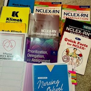 RN Examination Review Guides/Books